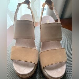 Sorel Platform Sandals EUC